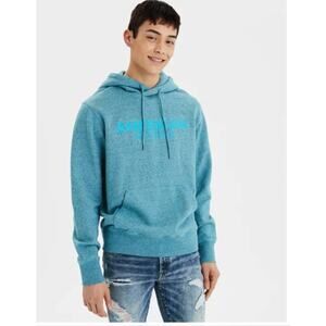 AE American Eagle Vintage Heathered Fleece Hoodie Men's XS